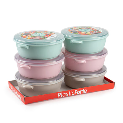 Plastic Forte - Recipiente para Cocinar al Microondas de 1.5L con Válvula. Rosa