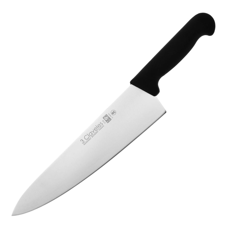 3 Claveles Light - Cuchillo Cocinero 26 cm Acero Inoxidable Mango Polipropileno.