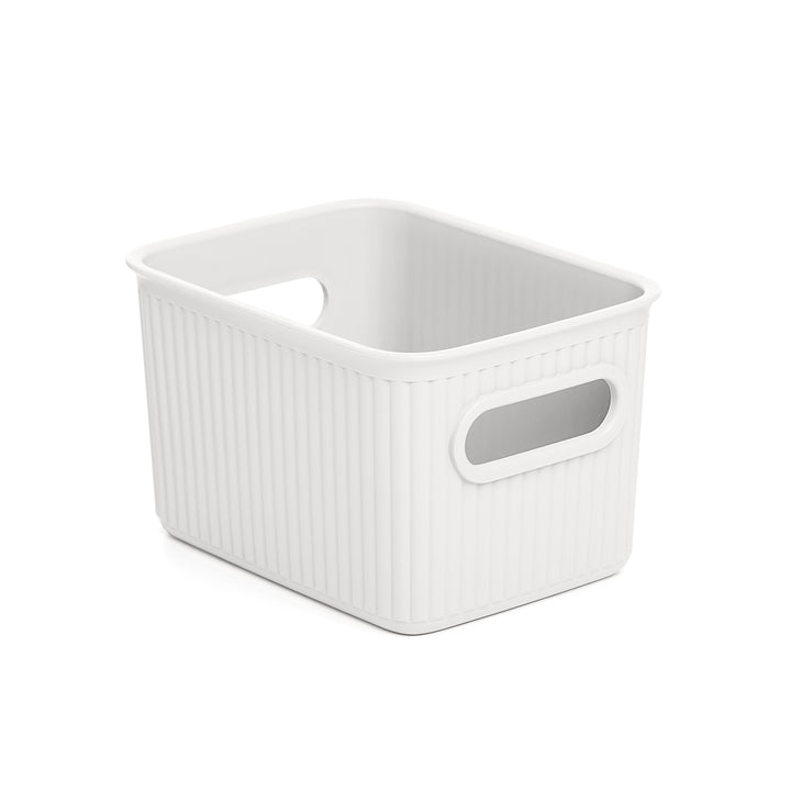 TATAY Baobab - Caja Organizadora Rectangular 1.5L Plástico PP05. Blanco Pergamon