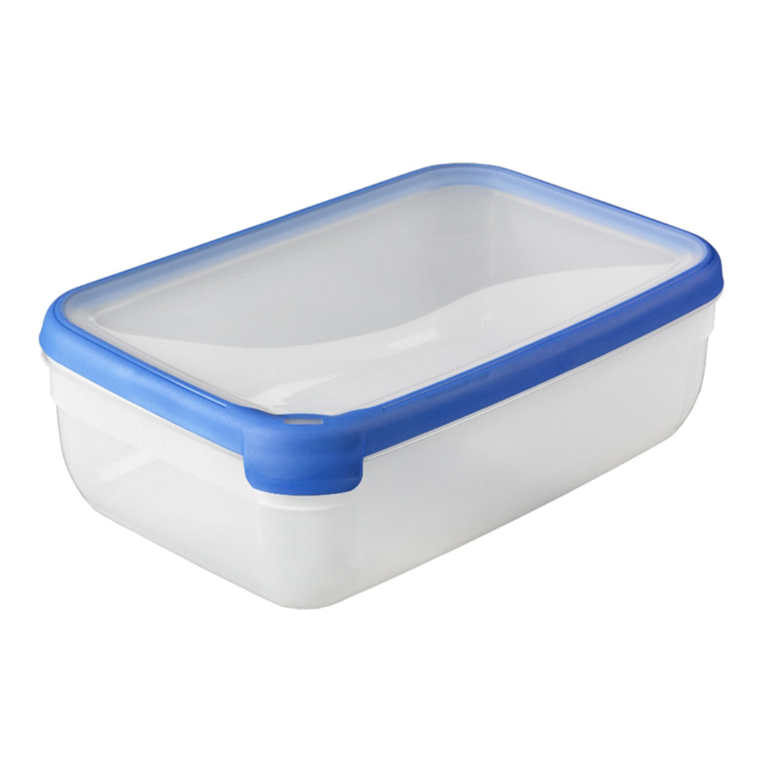 CURVER Grand Chef - Recipiente Rectangular de 4L en Plástico Reciclado. Azul