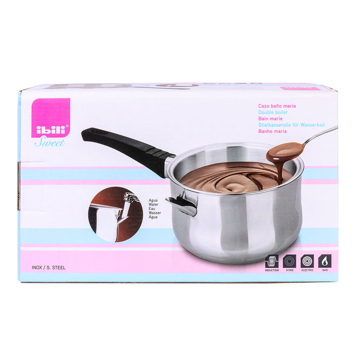 IBILI Sweet - Cazo para Baño María de 16 cm en Acero Inoxidable. Apto Inducción