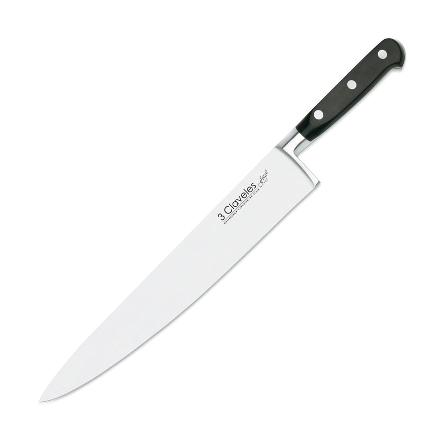 3 Claveles Forgé - Cuchillo Cocinero Profesional 30 cm Acero Inoxidable