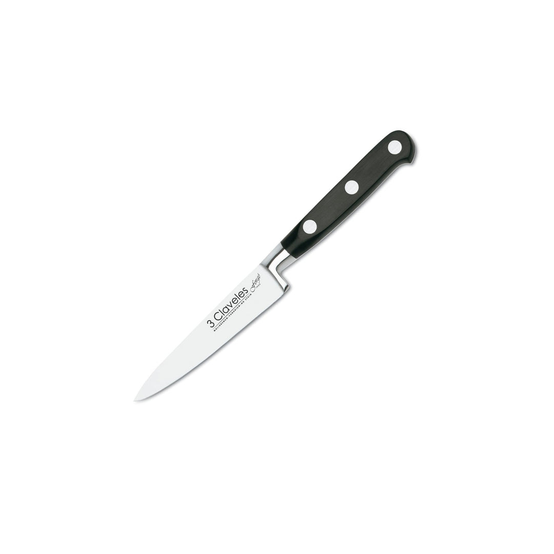 3 Claveles Forgé - Cuchillo Mondador Profesional 10 cm Acero Inoxidable