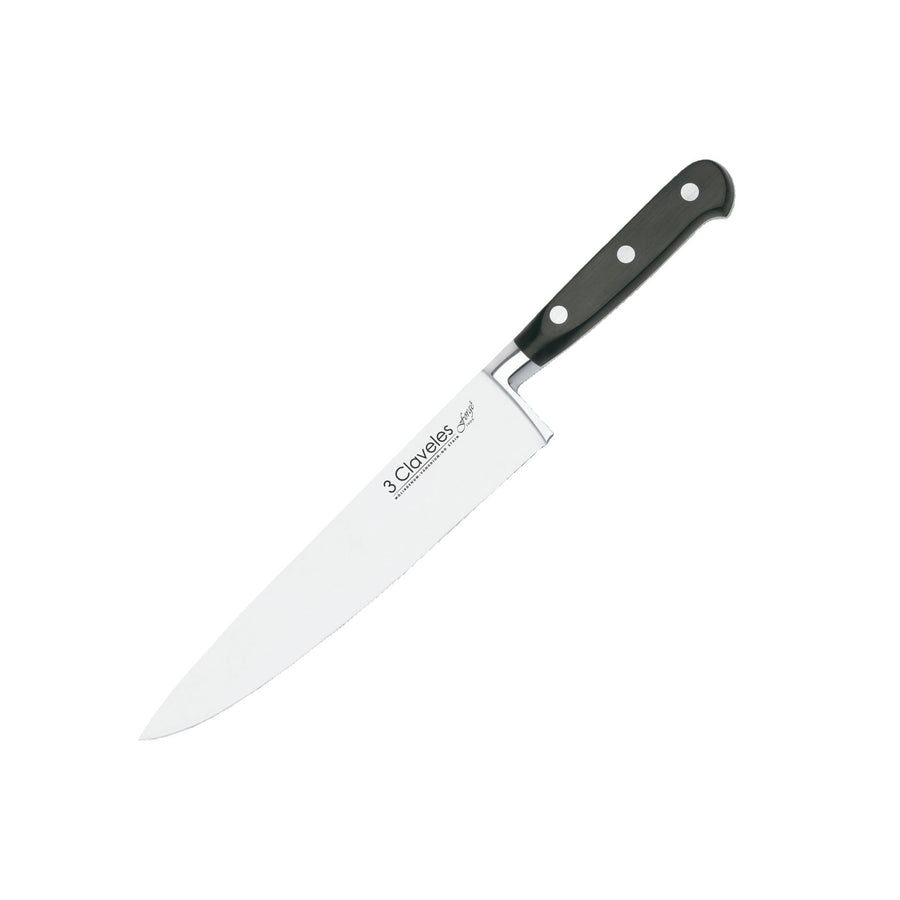 3 Claveles Forgé - Cuchillo Cocinero Profesional 20 cm Acero Inoxidable