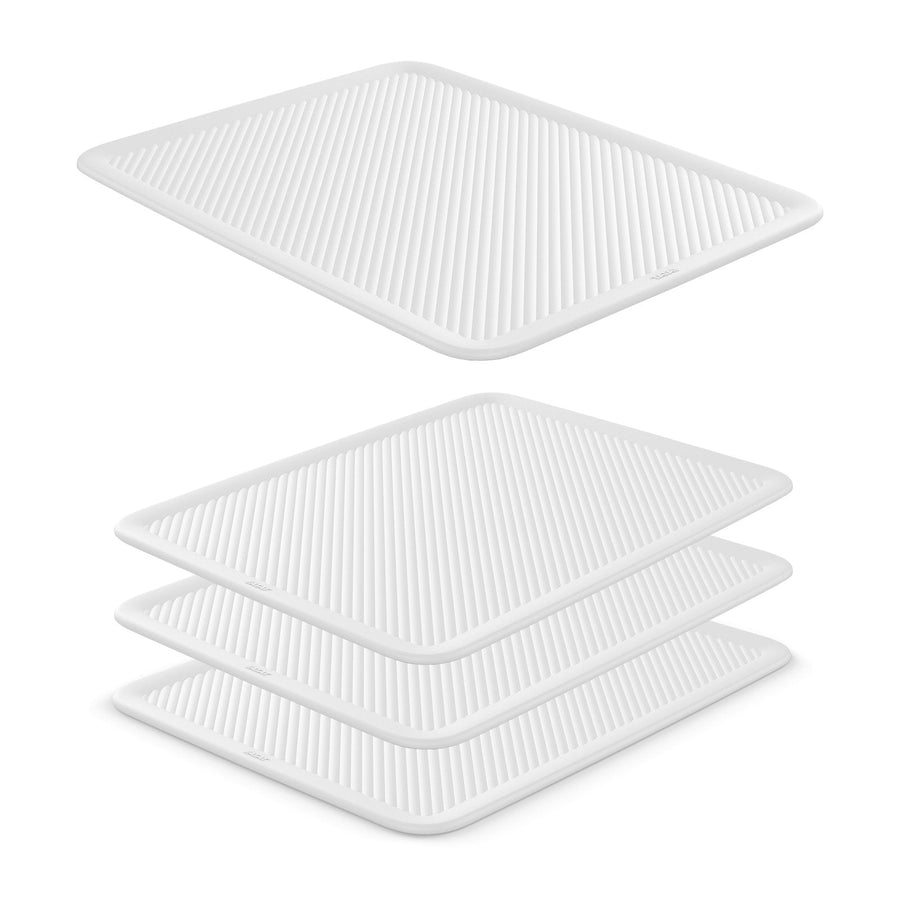 TATAY Baobab - Set de 4 Tapas Cajas Organizadoras 15/22L Plástico PP05. Blanco Pergamon