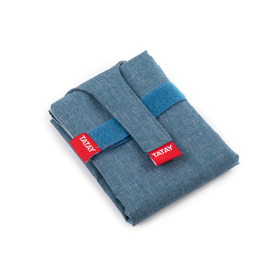 TATAY Urban Food Baguette - Porta Bocadillos Textil Reutilizable e Impermeable. Denim Blue