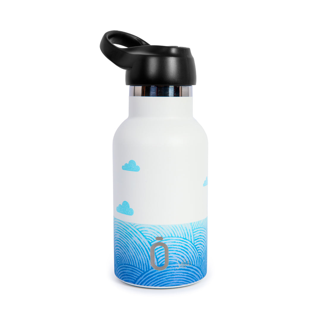 Runbott Carme Sala - Botella Térmica Infantil de 0.35L con Interior Cerámico. Beluga