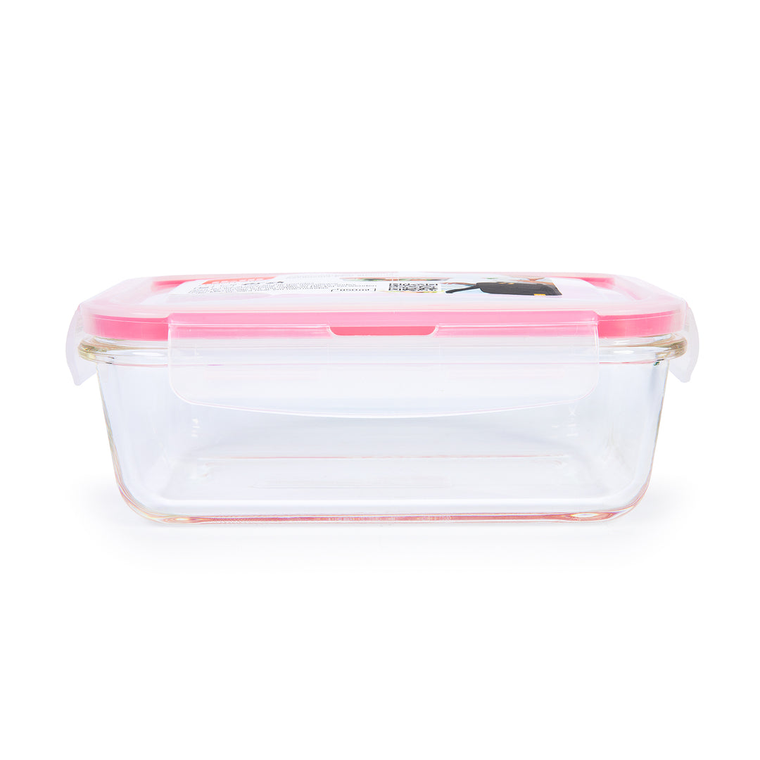 IBILI Lunch Away - Recipiente Rectangular de 0.85L en Vidrio Borosilicato