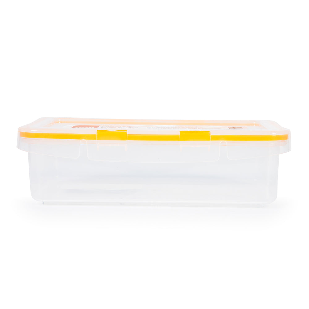 IBILI Lunch Away - Recipiente Rectangular de 0.8L en Plástico PP05. Naranja