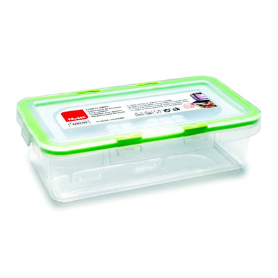 IBILI Lunch Away - Recipiente Rectangular de 0.8L en Plástico PP05. Verde
