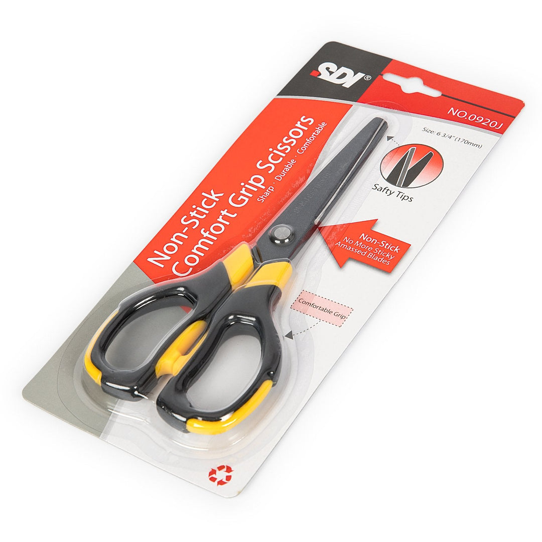 Tijeras SDI Black Titanium Antiadherente 17 cm. Amarillo