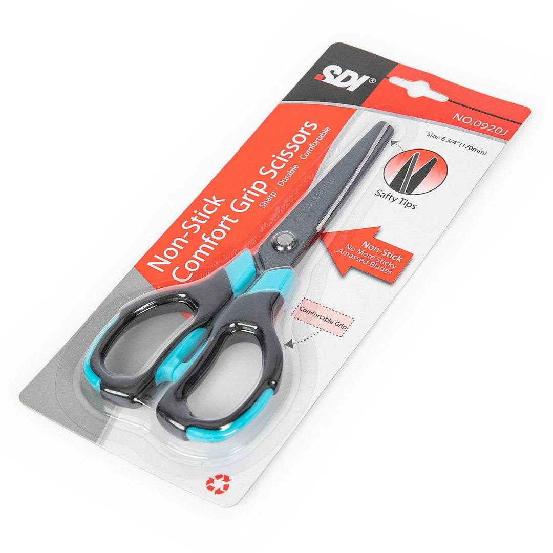 Tijeras SDI Black Titanium Antiadherente 17 cm. Azul