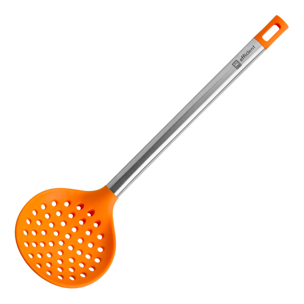 BRA Efficient - Set de 5 Utensilios de Cocina en Silicona con Mango en Acero Inoxidable