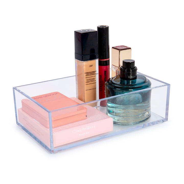 Plastic Forte - Set de 2 Cajones Multiusos Organizadores de Cosmética. Transparentes