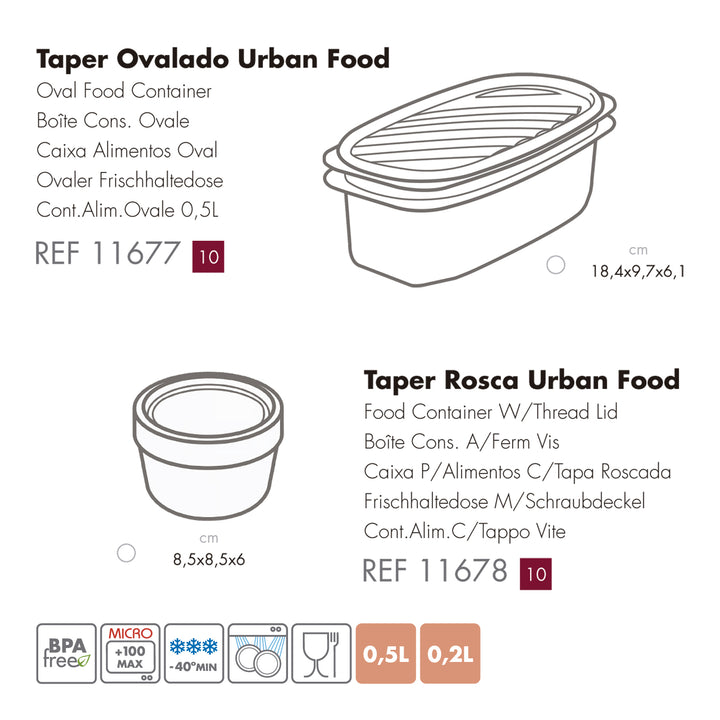 TATAY Urban Food Casual - Bolsa Térmica Porta Alimentos 3L con Recipientes, Stars