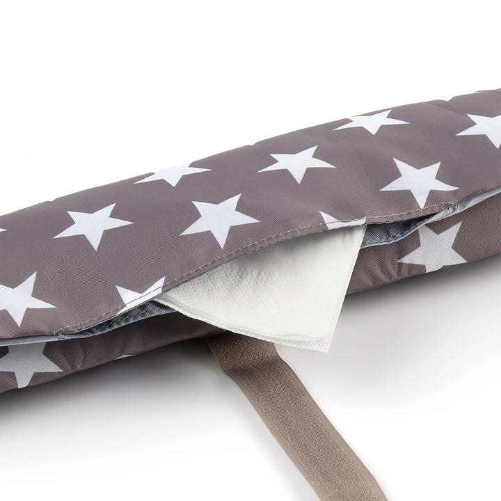 TATAY Urban Food Baguette - Porta Bocadillos Textil Reutilizable e Impermeable. Stars Grey