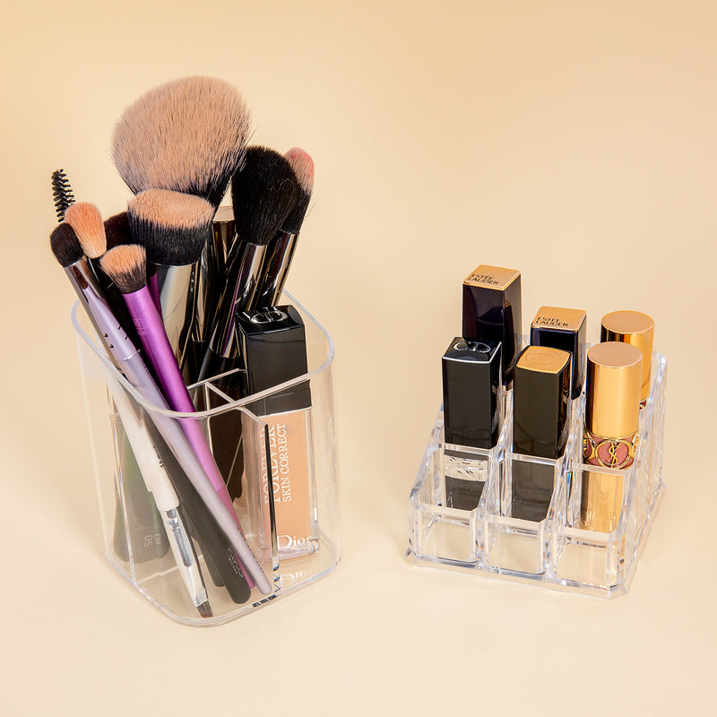 Plastic Forte - Doble Organizador de Maquillaje, Cosméticos y Labiales Nº 24