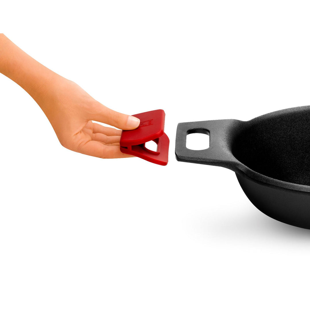 BRA Infinity - Cacerola Baja 32 cm con Tapa y Asas. Apto Inducción y Horno