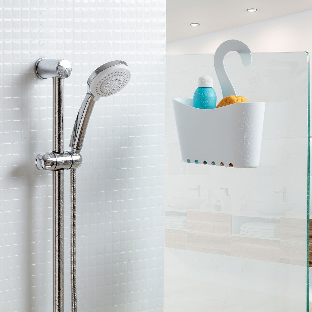 TATAY Standard - Cestillo de Ducha Multiusos con Colgador Adaptable. Blanco