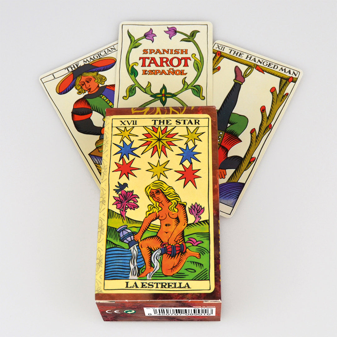 FOURNIER - Baraja de Tarot Español de 78 Cartas. Incluye Instrucciones