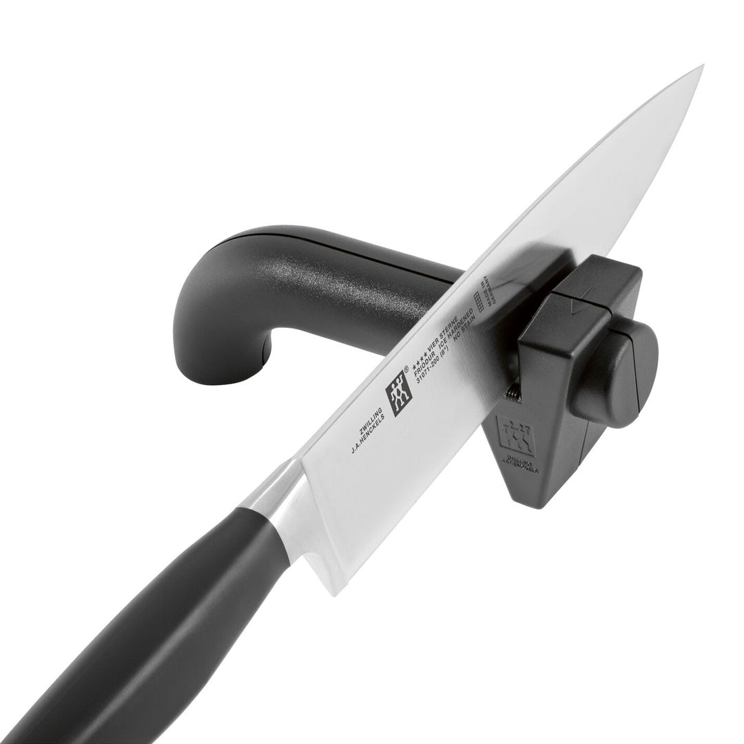 ZWILLING TwinSHARP - Afilador de Cuchillos Ergonómico en Plástico ABS. Negro