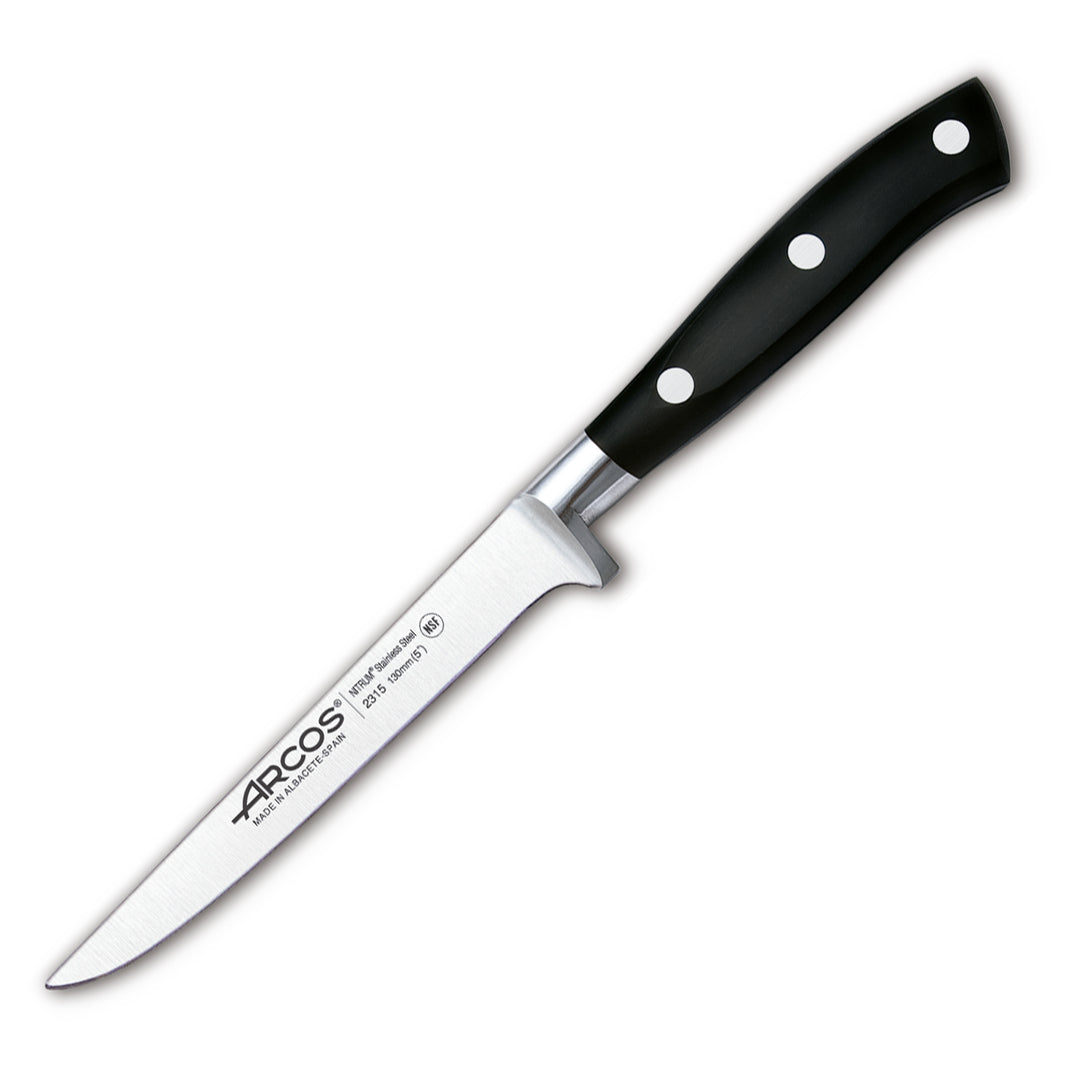 ARCOS 231500 - Cuchillo Deshuesador Profesional Acero Forjado 13 cm, Serie RIVIERA