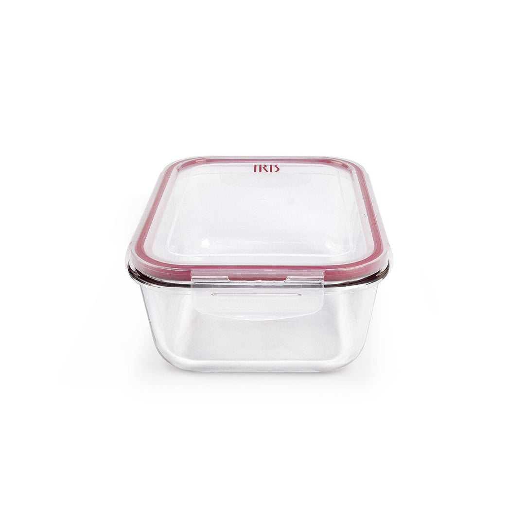 IRIS - Recipiente Rectangular Hermético 0.33L en Vidrio Borosilicato