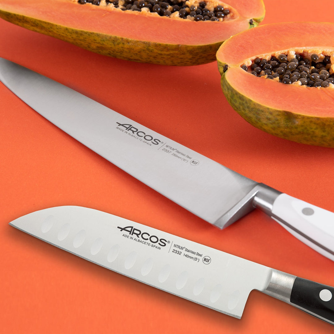 ARCOS 233400 - Cuchillo Cocinero Profesional Acero Forjado 15 cm, Serie RIVIERA