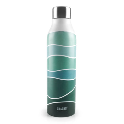IBILI - Botella Térmica Reutilizable de 0.5L en Acero Inoxidable de Doble Pared. Marea
