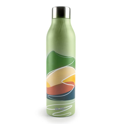 IBILI - Botella Térmica Reutilizable de 0.5L en Acero Inoxidable de Doble Pared. Horizon