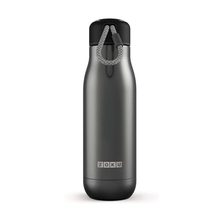 ZOKU COL - Botella Térmica de 0.5L en Acero Inoxidable de Doble Pared. Grafito