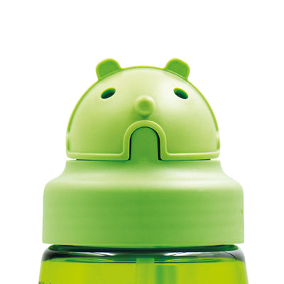 LAKEN OBY - Tapón Infantil para Botellas de Boca Ancha con Boquilla Incluida. Verde