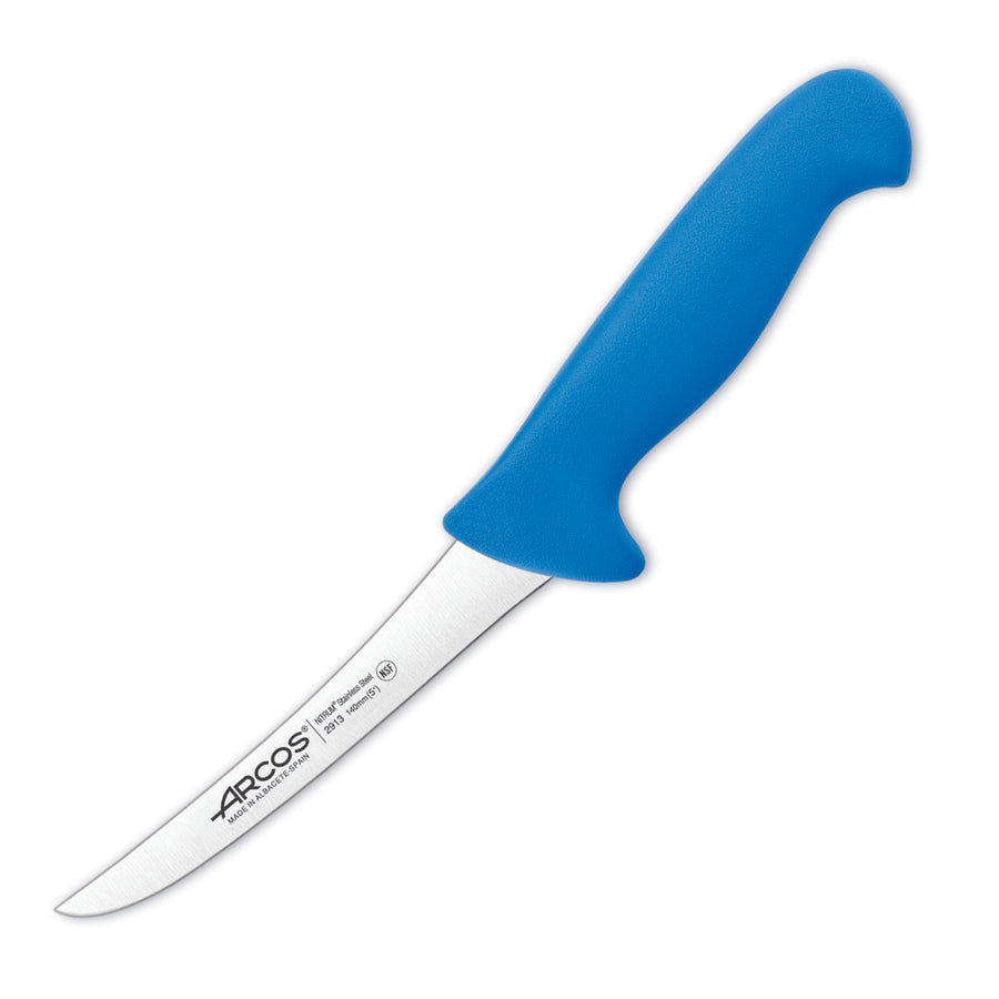 ARCOS Serie 2900 - Cuchillo Profesional Deshuesador 14 cm Acero NITRUM. Azul