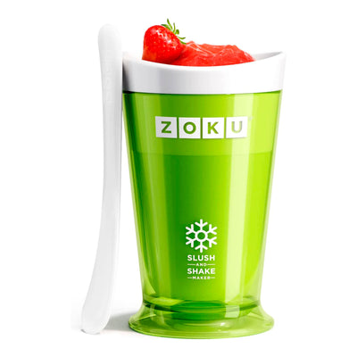 ZOKU Slush - Vaso para hacer Granizados y Helados. Incluye Cuchara. Verde